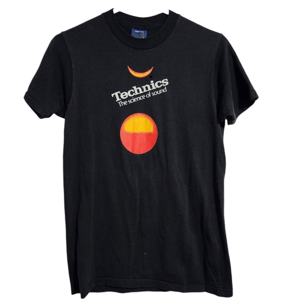TECHNICS Vintage‎ 80s Single Stitch Audio Receiver Graphic Tee M
